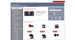 Desktop Screenshot of legacycaraudio.com